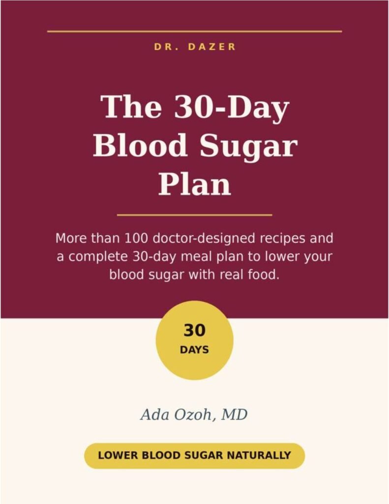30 Day Blood Sugar Plan