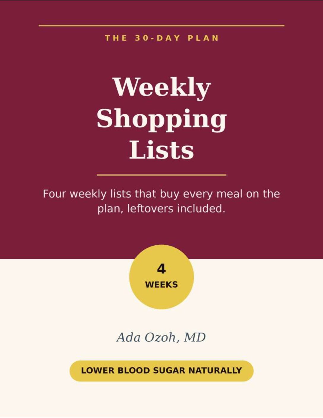 30 Day Blood Sugar Plan - Image 5